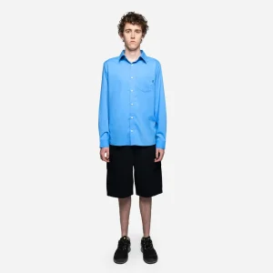 93 Sierra Crosses Blue Poplin Shirt T-shirt SS2693SCBPS-BLU