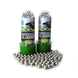 Esfera Metal Alumínio 0.29g 6mm – 100 bolinhas
