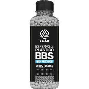 Munição BBs Airsoft 0.30g 6mm 2800un – Leão Modelismo