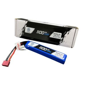 Bateria Airsoft Lipo ULTRA – 11.1V/3S 1 célula 1100mAh 20C/40C DEAN – Leão