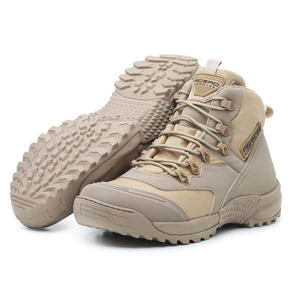 Bota Tática Militar Acero One Mid Tan Cano Curto - Image 2