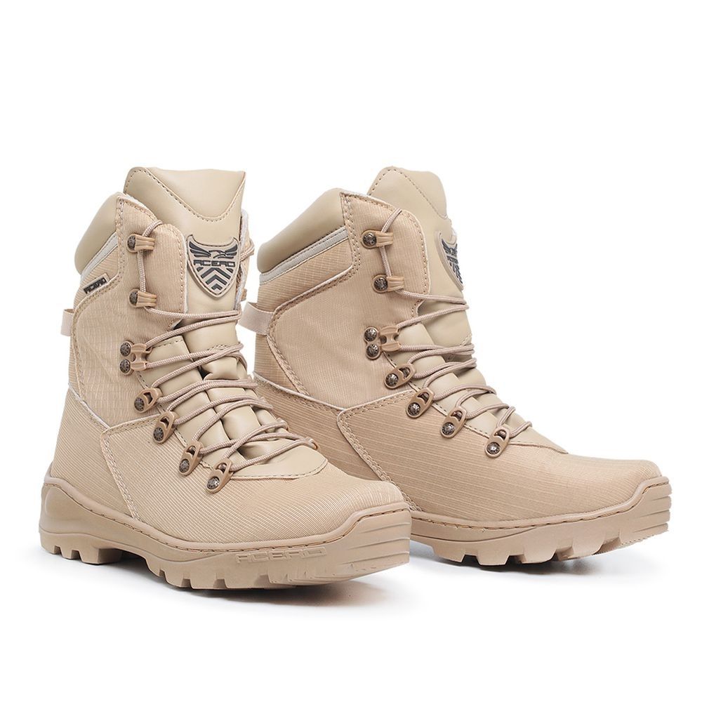 Bota Militar Ripstop Acero Cano Alto Desert - Image 3