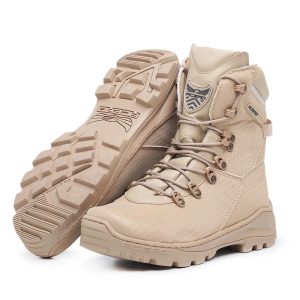 Bota Militar Ripstop Acero Cano Alto Desert