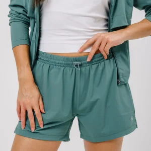 SHORTS ACTIVE+ MUJER - Sage Green