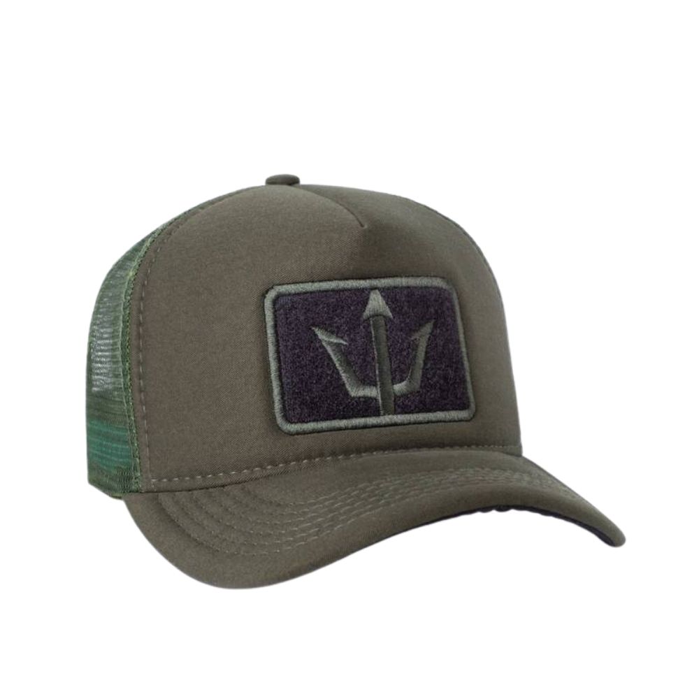 Boné Aba Curva Trucker Raider Verde com Velcro – Evo Tactical - Image 2
