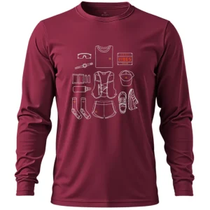 Camiseta Masculina Poliamida UV Manga Longa Trail Vibes