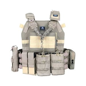 Colete Modular Plate Carrier TAN Completo 8 acessórios – JA