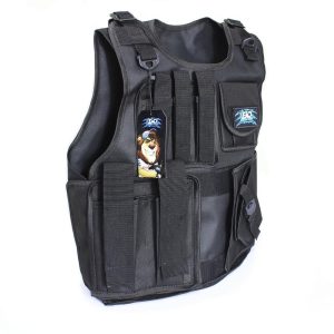 Colete Tático Policial Preto Nylon 600 – Leão Modelismo