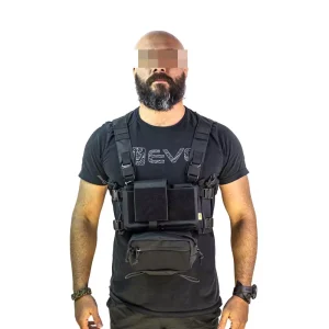 Colete Militar Chest Rig ASSET MK1 Preta – EVO Tactical