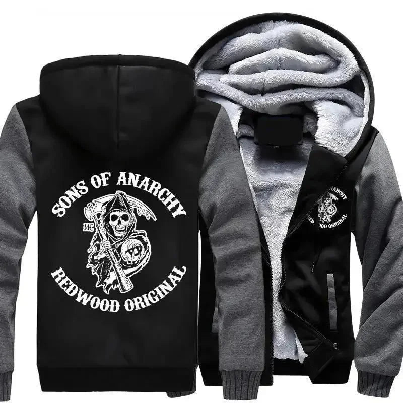 casaco de lã sons of anarchy – venda - Image 2
