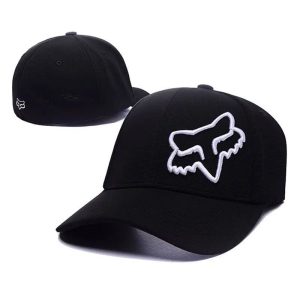 Boné Fox preto/branco