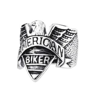 Anel de aço para motociclistas – american motard