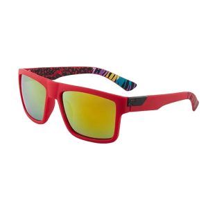 Óculos de sol quadrados para motociclistas – estilo raposa vermelho