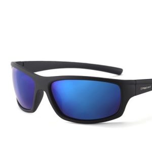 Óculos de proteção polarizados Harley para motociclistas – azul meia-noite