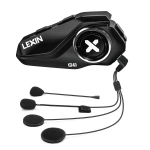 Intercomunicador para motas lexin g2p – 6 condutores, à prova de água e com redução de ruído