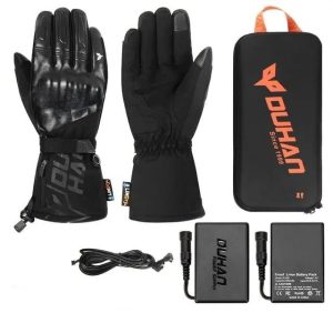 Luva de inverno aquecida para motociclos