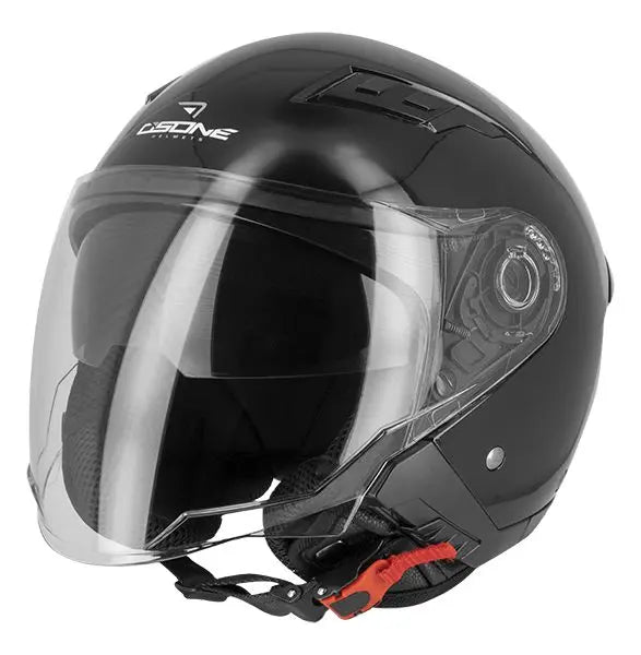 Capacete de motociclista Jet – preto
