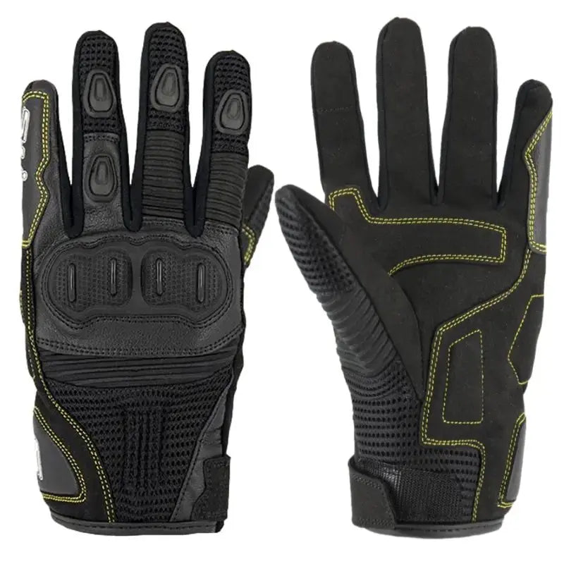 Luvas de verão para motociclistas com ventilação frontal – Aprovação CE
