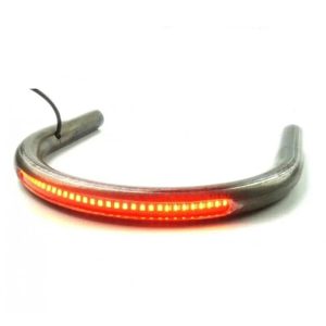 Fivela de quadro de moto Café racer – 215mm + luz led