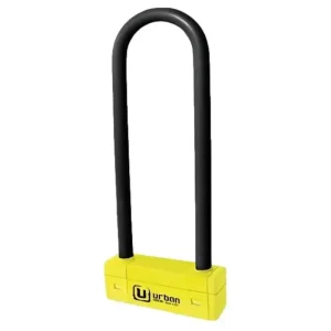 Cadeado para motociclos u – ur85 – ø18 – 85*300 aprovação sra preto e amarelo