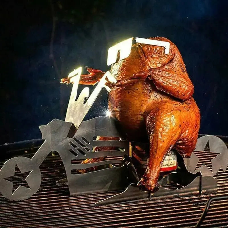 Suporte para churrasco de frango portátil Motogrill™