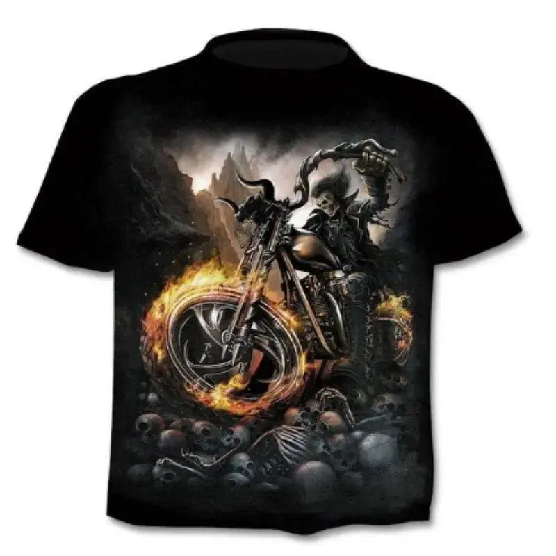 T-shirt homem fantasma cavaleiro