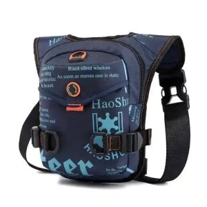 Bolsa multifunções para pernas de motociclista