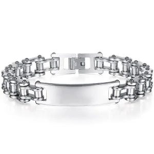 Pulseira de corrente para mota