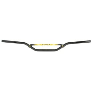 Guiador de mota 22,2 mm + barra de reforço | krm pro ride alu preto/amarelo