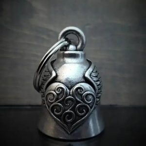 Sino único para motas “o sino da asa do coração