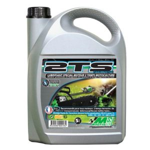 óleo de motor a 2 tempos minerva motoculture 2ts sintético (5l) (100% França)