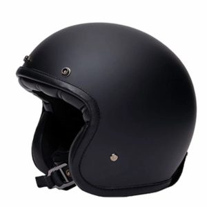 Capacete jet vintage the classic – triplo preto | marko