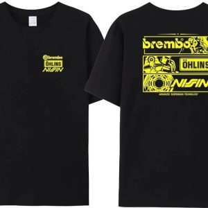 T-shirt de motociclista – ohlins brembo