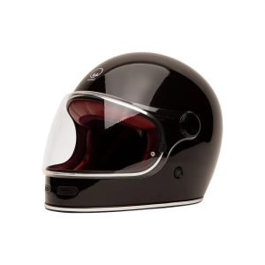 Capacete de motociclista vintage integral – retro e topo de gama