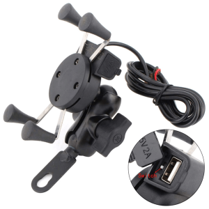 Suporte de telefone para espelho retrovisor de motocicleta – mirrortech