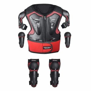 Kit de proteção para crianças em motos