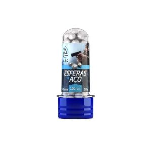 Munição Esferas de Aço Níquel 6mm 100un – Leão