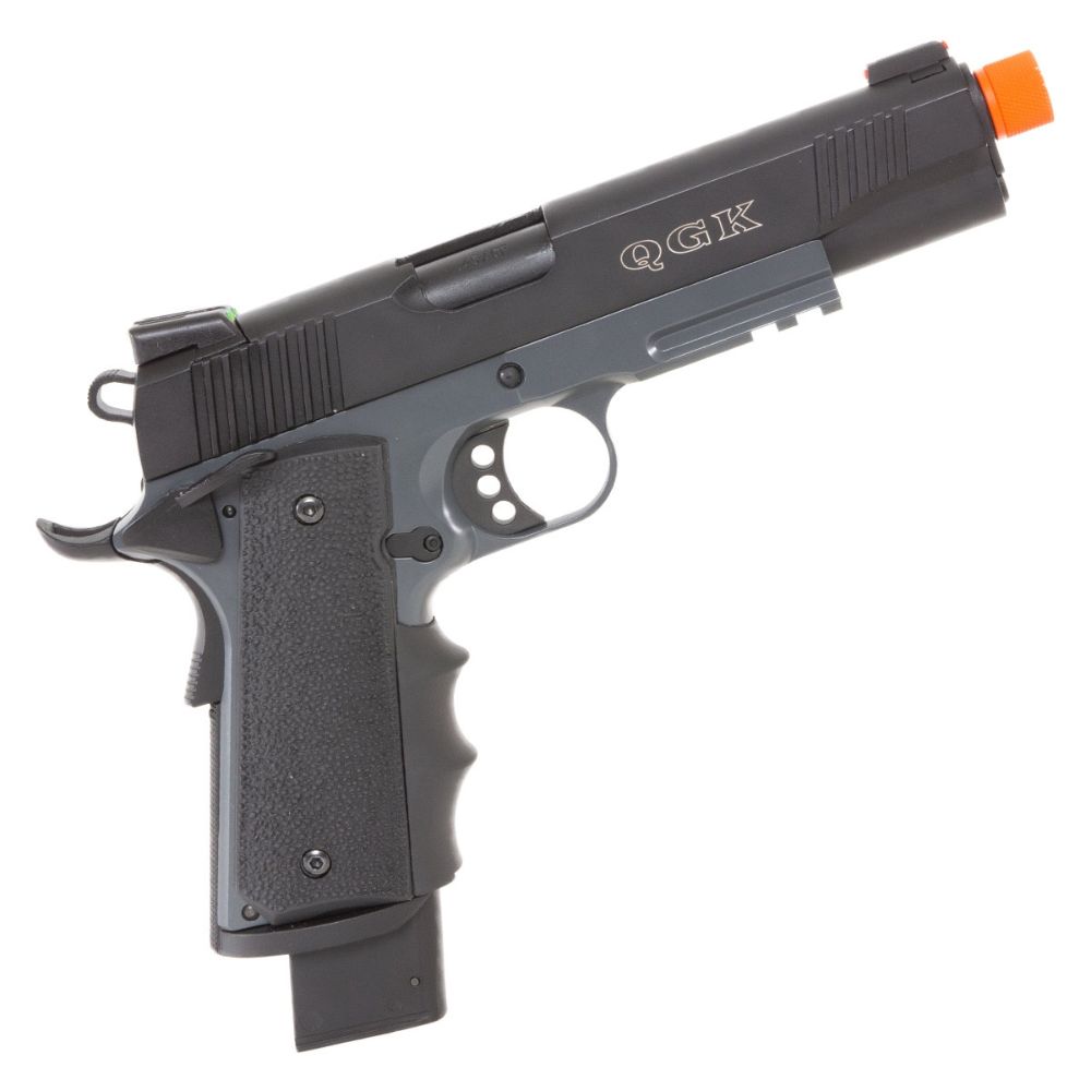 Pistola Airsoft GBB 1911 R32 M.E.U. Dual Tone Cinza – QGK - Image 2