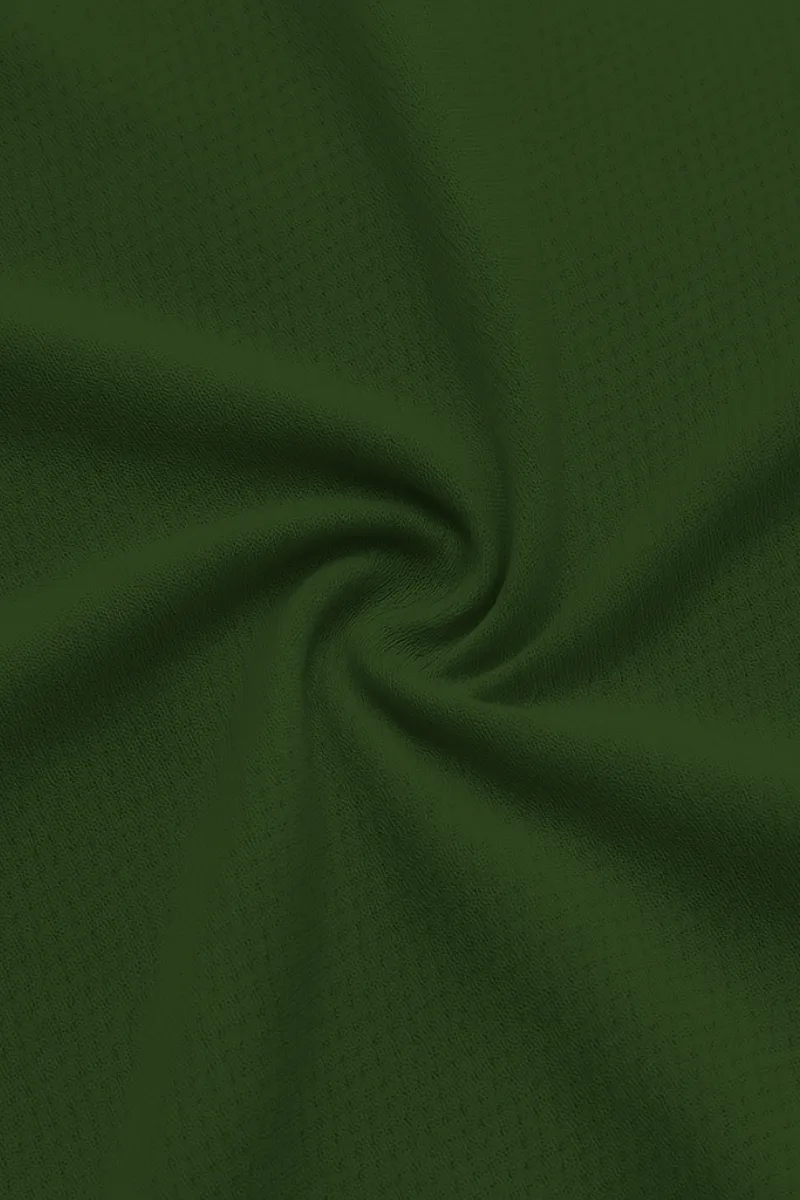 Camiseta Masculina Básica Poliamida UV Verde Escuro - Image 7
